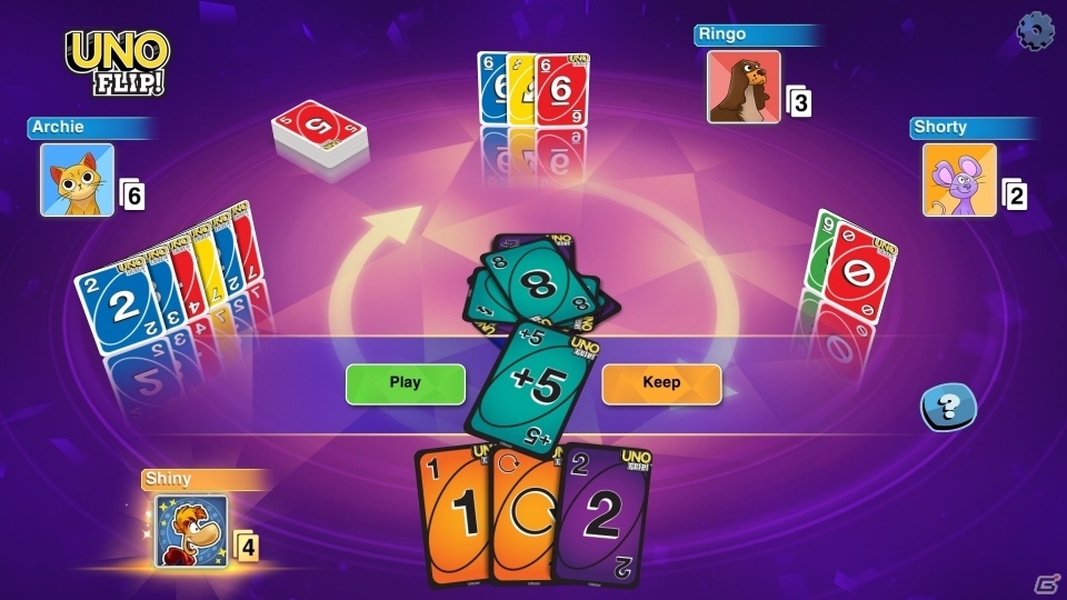 「UNO」に一発逆転のチャンス！フリップカードで遊べる新モード「UNO Flip」が配信開始の画像4
