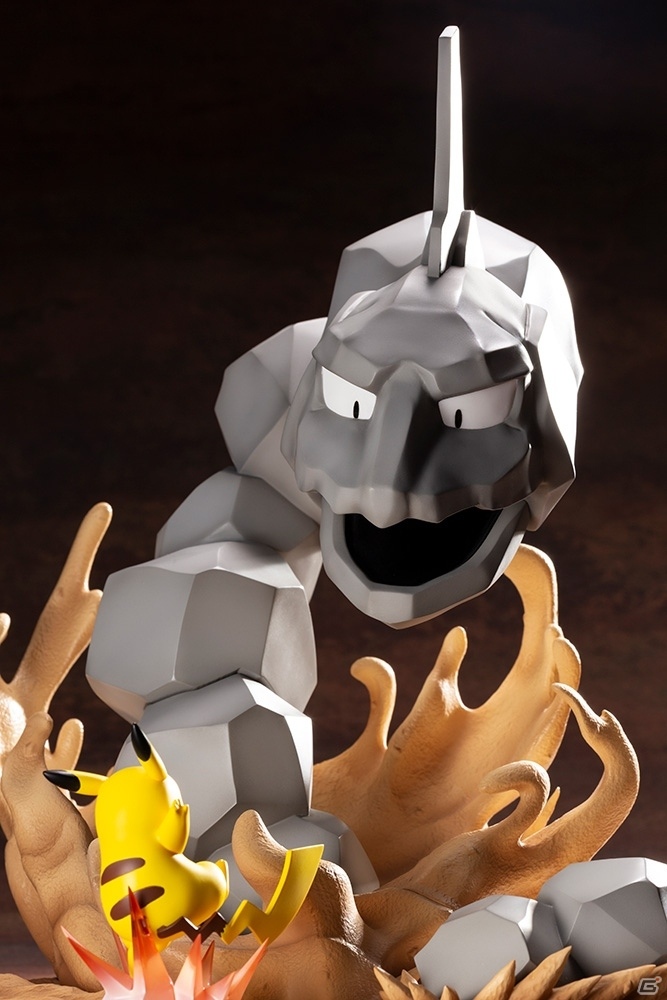 「ポケットモンスター」イワークとピカチュウの激しいバトルシーンを切り取ったフィギュアが登場！の画像16