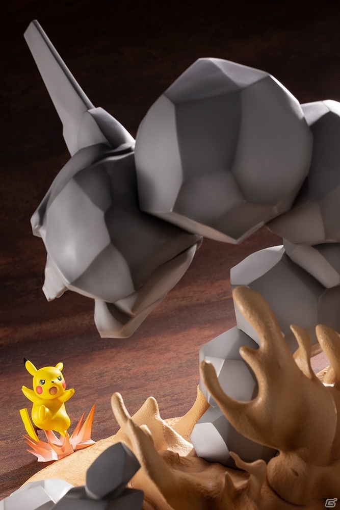 「ポケットモンスター」イワークとピカチュウの激しいバトルシーンを切り取ったフィギュアが登場！の画像17