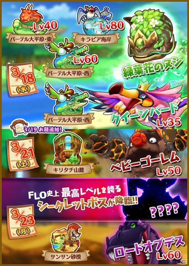 「ファンタジーライフ オンライン」史上最高のシークレットボス襲来に備えたログインボーナスが開催！の画像2