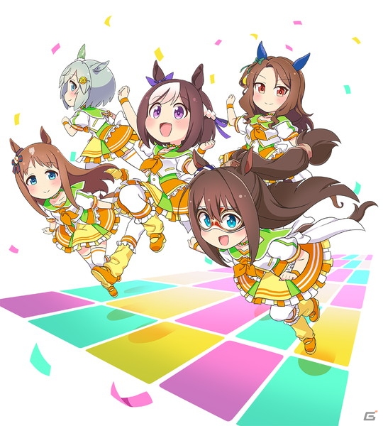 アニメ「うまよん」キービジュアル
