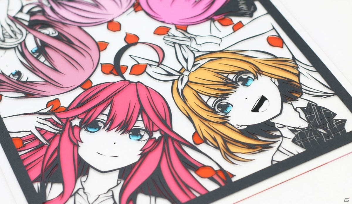 Kiritorieより「五等分の花嫁」の切り絵が登場！五つ子たちの
