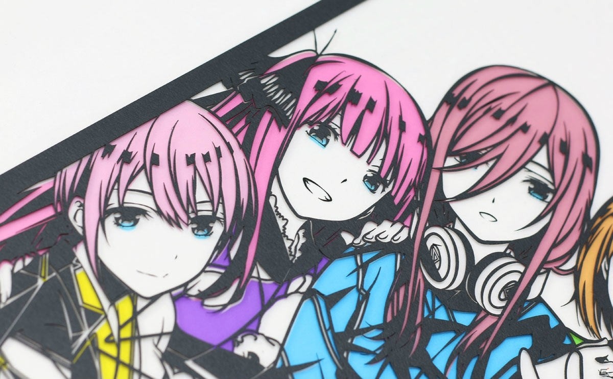 Kiritorieより「五等分の花嫁」の切り絵が登場！五つ子たちの
