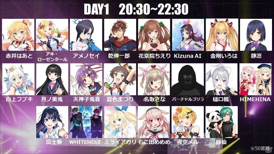 「ニコニコネット超会議 2020」超歌舞伎やVTuber Fes、8日間連続ゲーム実況など第一弾のネット企画が発表！の画像3
