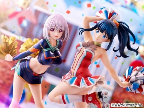 「SSSS.GRIDMAN」より宝多六花と新条アカネがチアガール姿の描き下ろしイラストをもとに立体化！の画像1