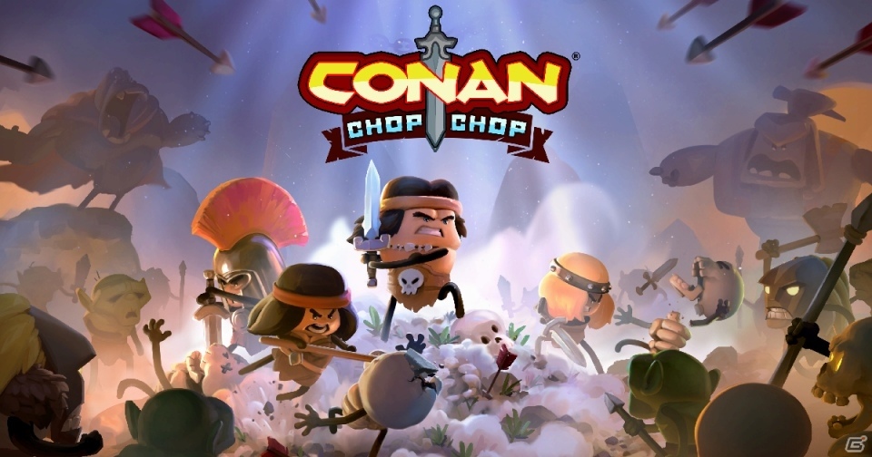 斬って斬って斬りまくれ！英雄コナンのローグライクアクション「Conan Chop Chop」が2020年発売の画像1