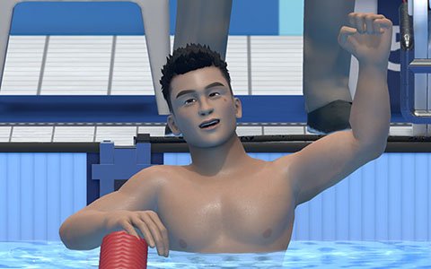「東京2020オリンピック The Official Video Game」水泳の200m個人メドレーに松田丈志選手が登場！