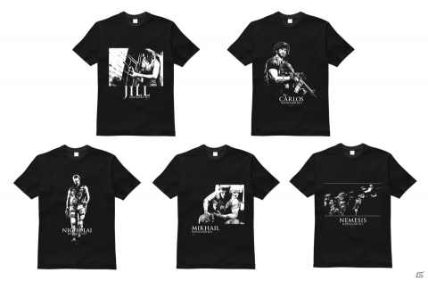 「バイオハザード RE:3」＆「バイオハザード RE:2」イーカプコン限定オリジナルTシャツの予約が開始！の画像1