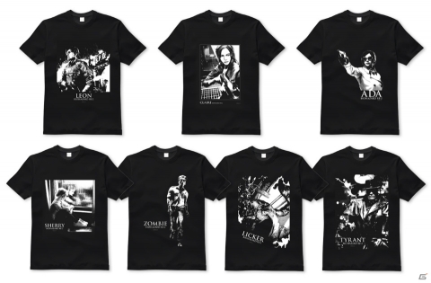 「バイオハザード RE:3」＆「バイオハザード RE:2」イーカプコン限定オリジナルTシャツの予約が開始！の画像5