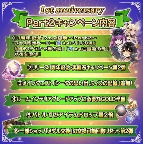 「グリムエコーズ」リリース1周年スペシャルキャンペーンPart2が開催！の画像6