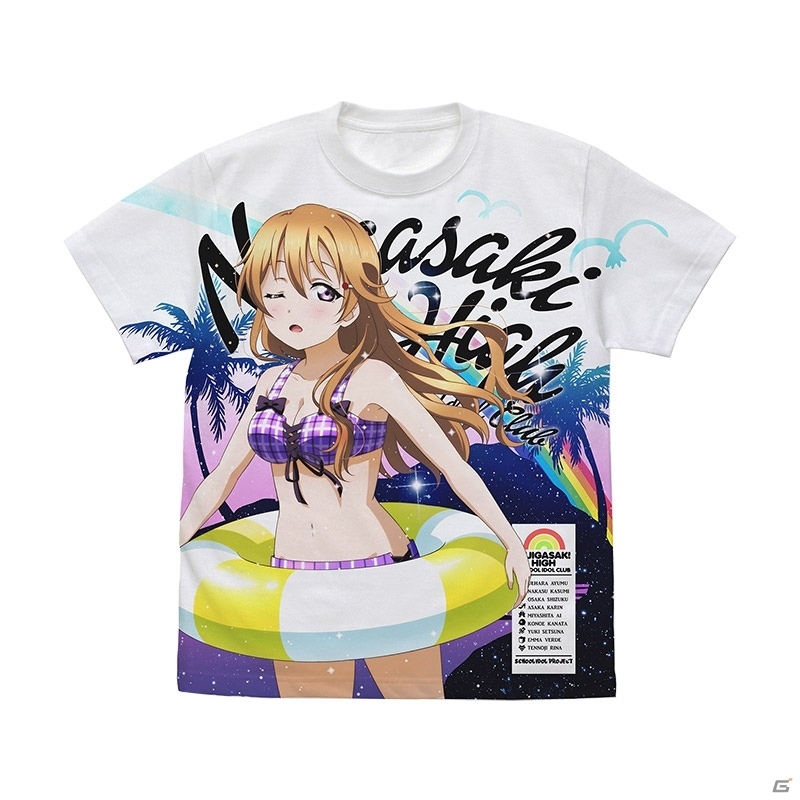 水着姿が眩しい！「ラブライブ！虹ヶ咲学園スクールアイドル同好会」のフルグラフィックTシャツが登場の画像6