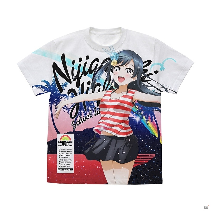 水着姿が眩しい！「ラブライブ！虹ヶ咲学園スクールアイドル同好会」のフルグラフィックTシャツが登場の画像7