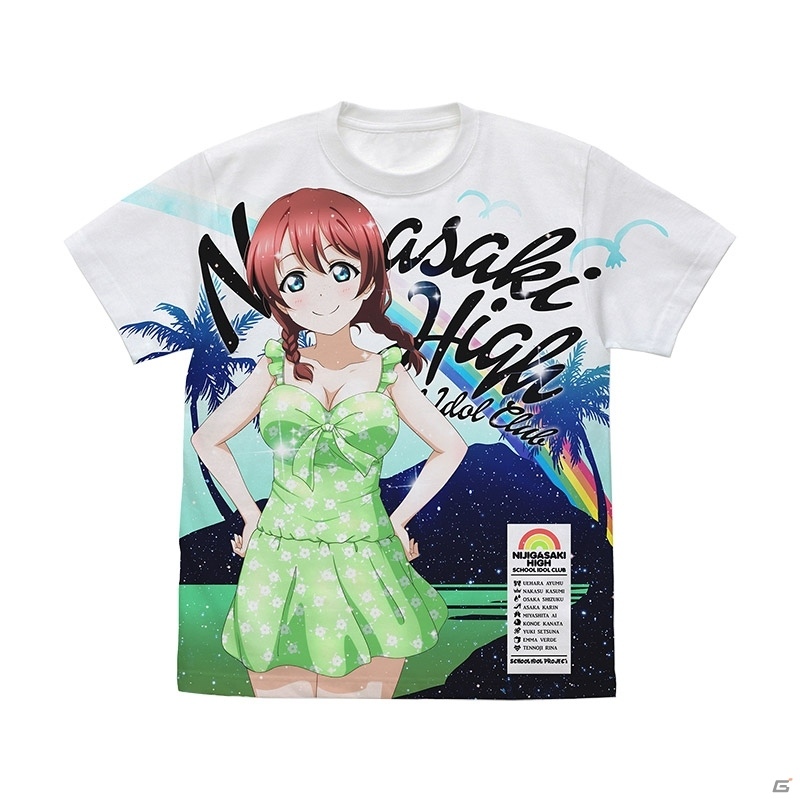 水着姿が眩しい！「ラブライブ！虹ヶ咲学園スクールアイドル同好会」のフルグラフィックTシャツが登場の画像8