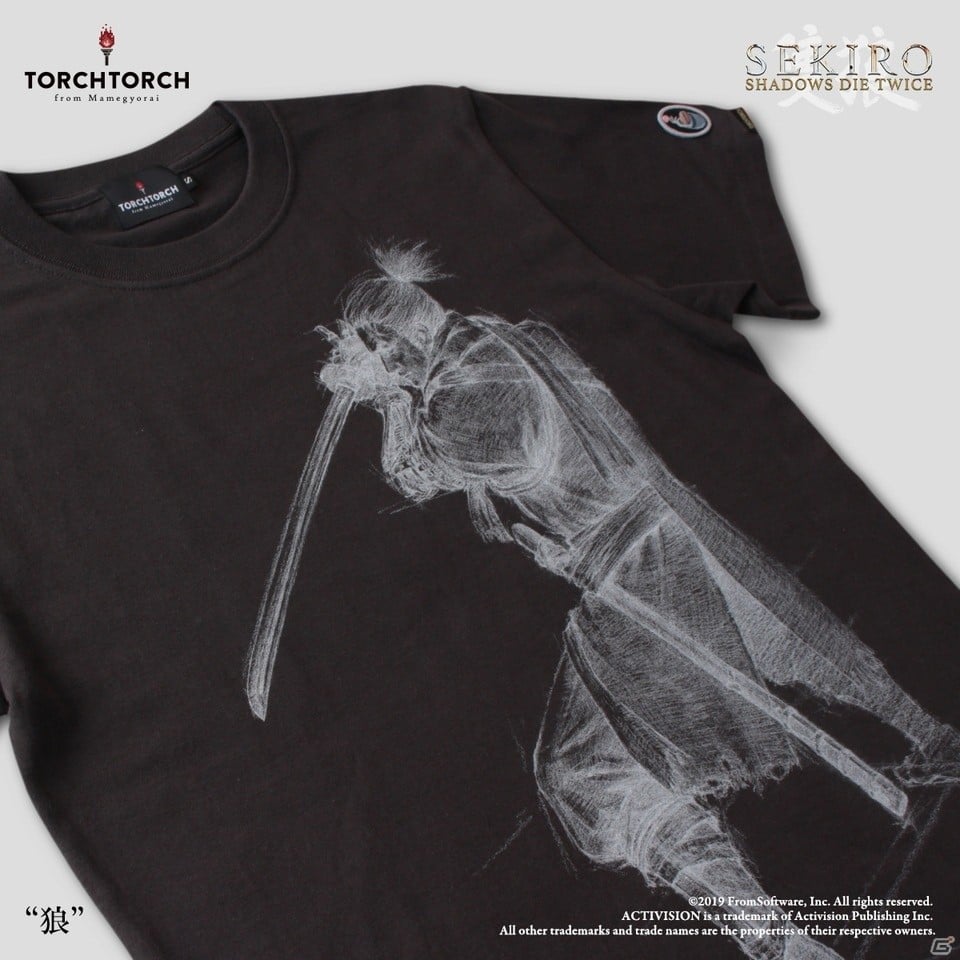 TORCH TORCH、「SEKIRO: SHADOWS DIE TWICE」とのコラボレーションTシャツ全10種を二ヶ月連続で発売 | Gamer