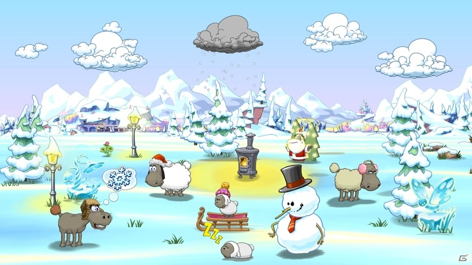 もふもふヒツジと暮らす、ほのぼの系牧場シミュレーション「クラウド＆シープ2」のPS4版が配信の画像4