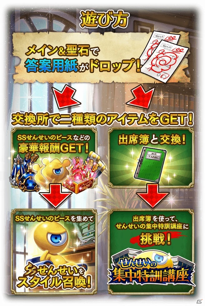 「ロマンシング サガ リ・ユニバース」GB版「サガ」シリーズから「せんせい」が登場！イベント「せんせいの集中特訓講座」が開催の画像3