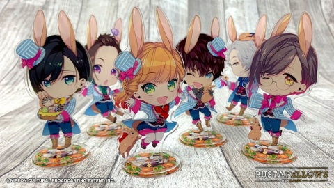 「BUSTAFELLOWS」可愛いうさぎ姿のキャラクターグッズやスクエア缶バッジが発売！新規グッズの予約も開始の画像11