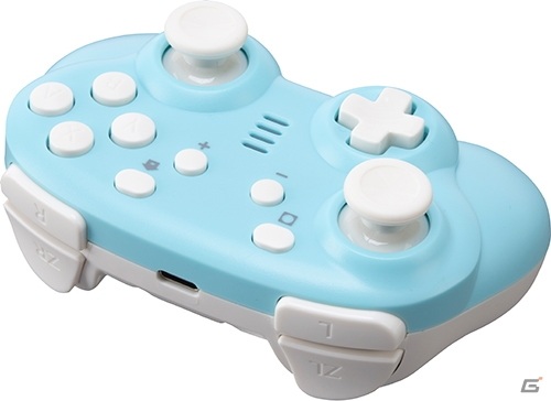 サイバーガジェット、有線・無線両対応のSwitch用ジャイロコントローラーにライトブルー系の新色2種をラインナップの画像4