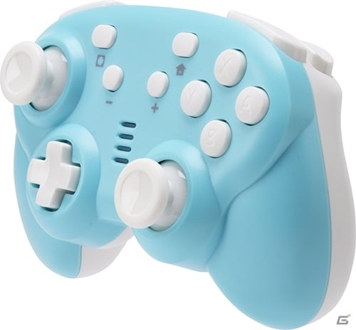 サイバーガジェット、有線・無線両対応のSwitch用ジャイロコントローラーにライトブルー系の新色2種をラインナップの画像5