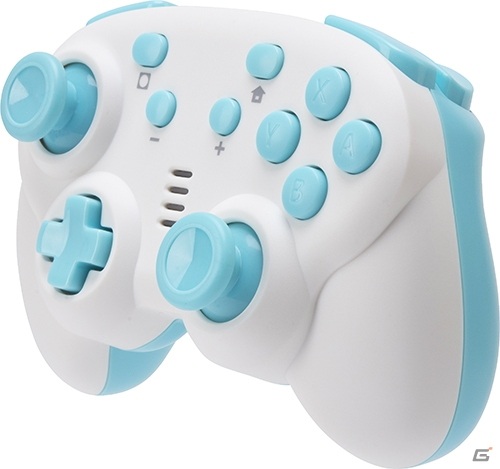 サイバーガジェット、有線・無線両対応のSwitch用ジャイロコントローラーにライトブルー系の新色2種をラインナップの画像9