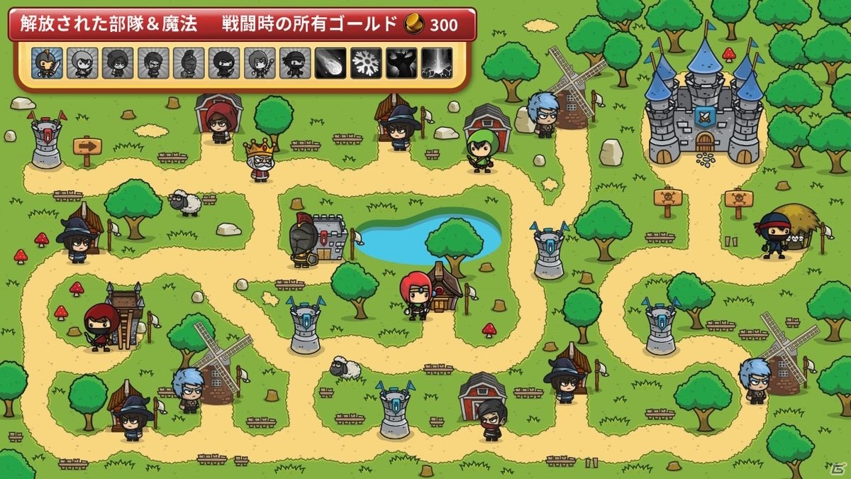 邪悪な黒魔術師から自分の領土を奪い返せ！「リトル ナイト ウォーズ」がSwitchで4月23日に発売の画像6