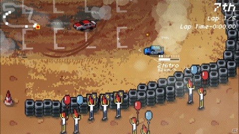 Switch版「SUPER PIXEL RACERS」が配信開始！ドットグラフィックが懐かしいレトロ風レーシングゲームの画像4