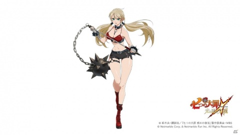 「七つの大罪 ～光と闇の交戦～」オリジナルキャラ「爆裂女王 ロキシー（CV：小松未可子）」が参戦！の画像2