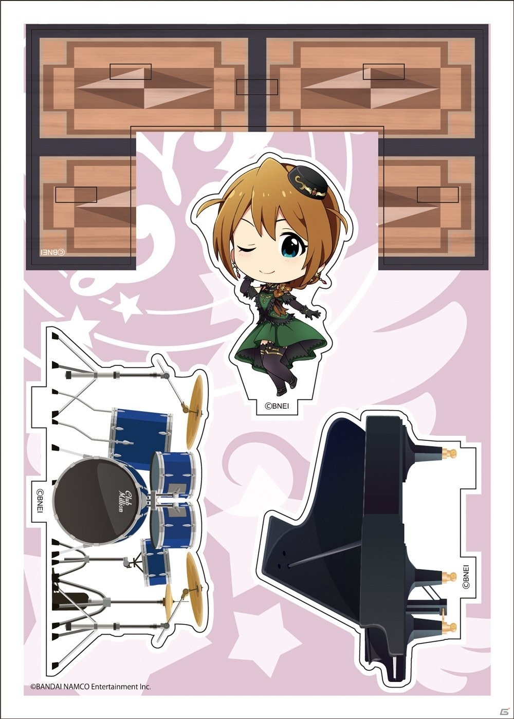「アイドルマスター ミリオンライブ！ アクリルキャラプレートぷちU」にSherry 'n Cherry、ARCANAが登場！の画像3