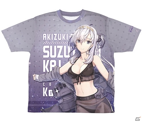 「艦隊これくしょん -艦これ-」涼月の刺繍ワークシャツや冷感両面フルグラフィックTシャツ 水着modeが登場の画像12