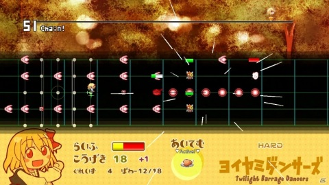 Nintendo Switch版「ヨイヤミダンサーズ」が配信開始！東方キャラたちがかわいいドットで登場するリズムアクションの画像5