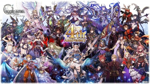 「VALKYRIE ANATOMIA -THE ORIGIN-」4周年記念ビジュアル公開！セリル・ヴァルキリー（CV：冬馬由美）も登場の画像1