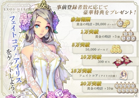スマートフォン向け3D・VISUALISM RPG「EXOS HEROES」が2020年春にリリース！事前登録がスタートの画像3