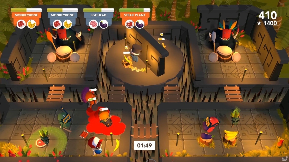 アクション満載のパーティーゲーム「カンニバルクッキング」Switch/Steamで5月20日に発売！の画像4