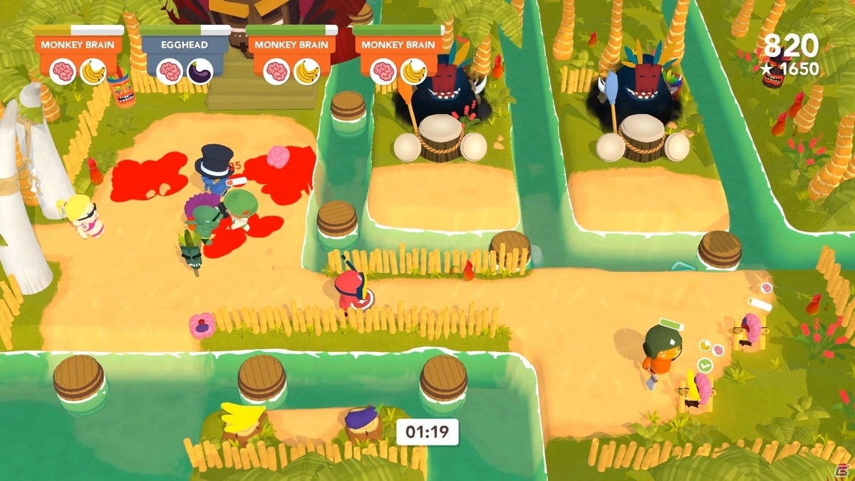 アクション満載のパーティーゲーム「カンニバルクッキング」Switch/Steamで5月20日に発売！の画像5