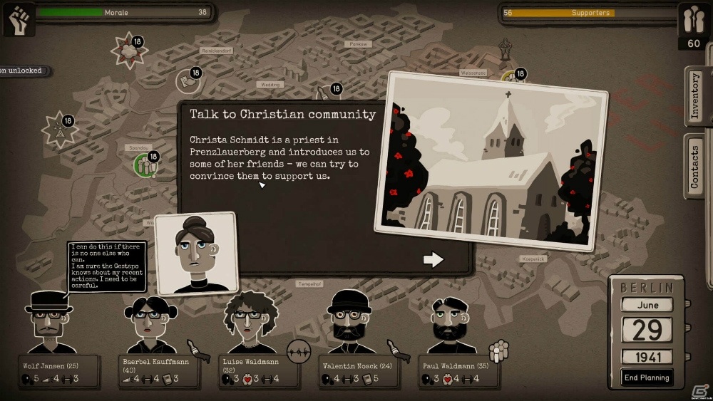 ナチス政権下のベルリンが舞台のストラテジーゲーム「Through the Darkest of Times」のスマホ版が配信！の画像8