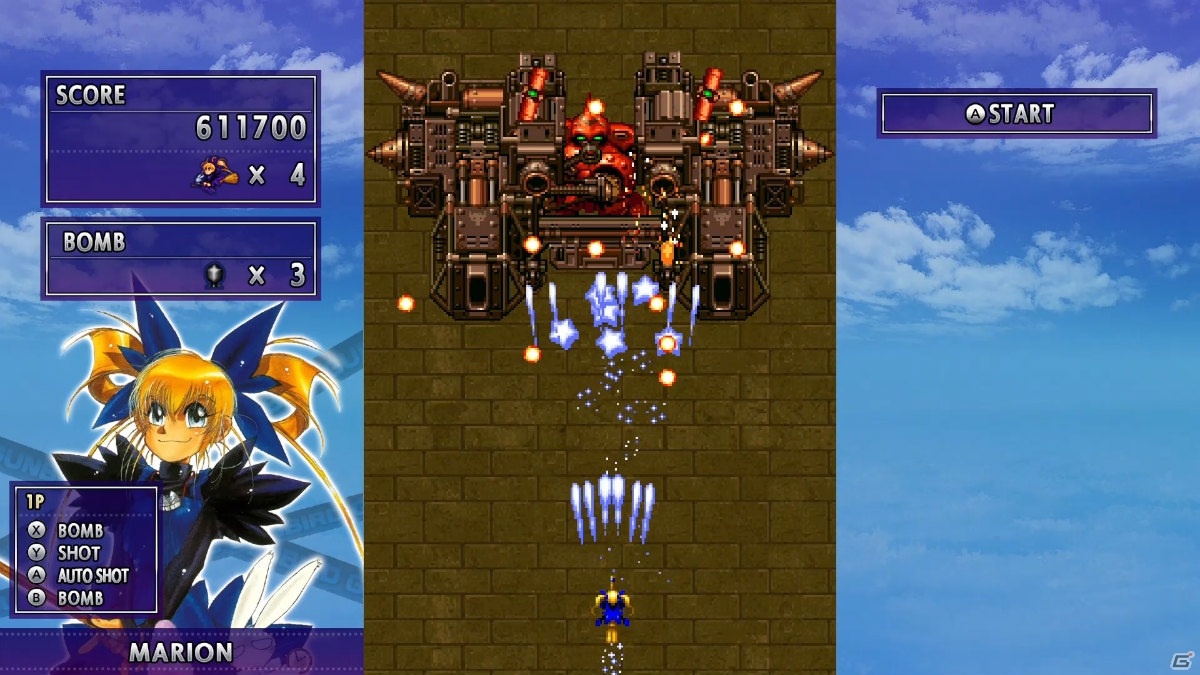 彩京の縦シュー「ガンバード」がオンラインランキングを追加してSteamに登場！の画像3