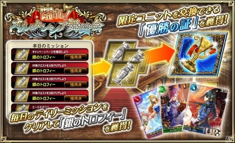 「オルタンシア・サーガ」5周年イベント「踊れ！オルタンシア舞踏会」が実施！記念衣装の16URルーカンが登場の画像4