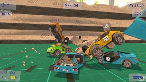 ダンボールの車でバトルロワイヤル！Switch版「ダンボールミニカーズ」が5月20日に発売決定の画像2