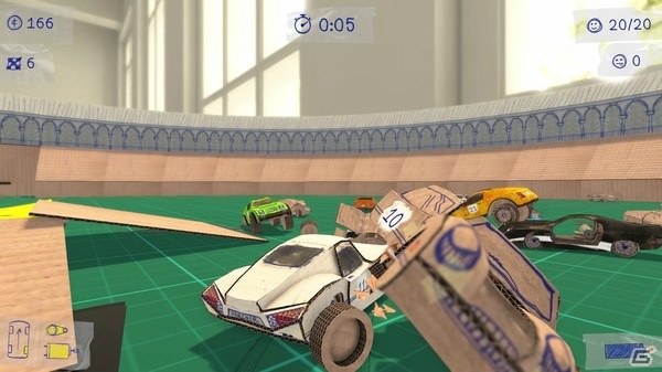 ダンボールの車でバトルロワイヤル！Switch版「ダンボールミニカーズ」が5月20日に発売決定の画像3