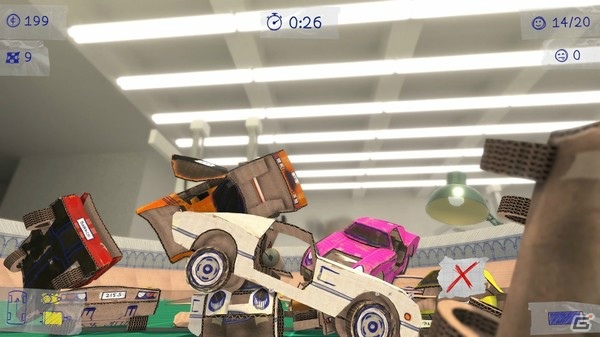ダンボールの車でバトルロワイヤル！Switch版「ダンボールミニカーズ」が5月20日に発売決定の画像6