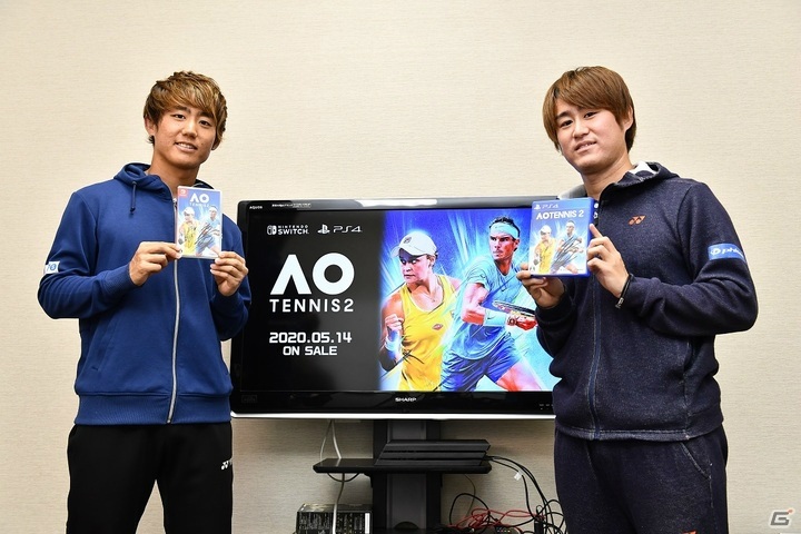 PS4/Switch「AOテニス 2」が発売！プロテニス選手の西岡良仁さんとテニスコーチの西岡靖雄さんが実際にプレイする動画が公開の画像4