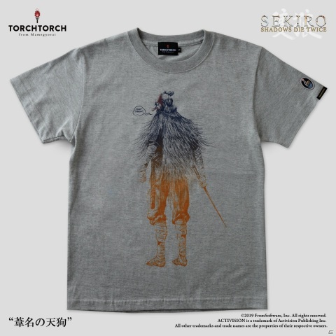 SEKIRO: SHADOWS DIE TWICE」と「TORCH TORCH」のコラボTシャツ
