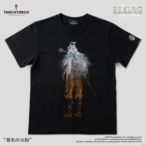 SEKIRO: SHADOWS DIE TWICE」と「TORCH TORCH」のコラボTシャツ
