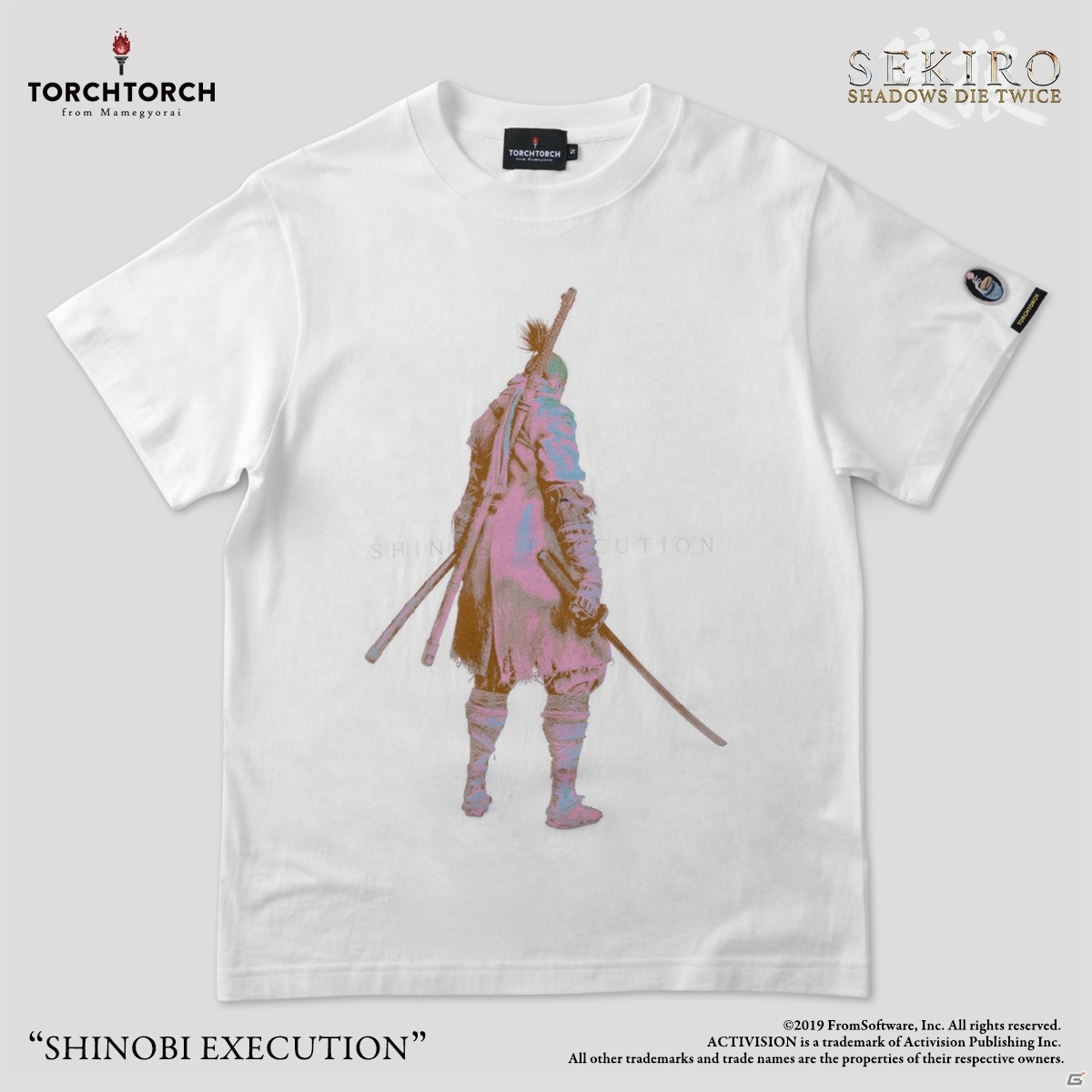 「SEKIRO: SHADOWS DIE TWICE」と「TORCH TORCH」のコラボTシャツ第二弾が登場！の画像2