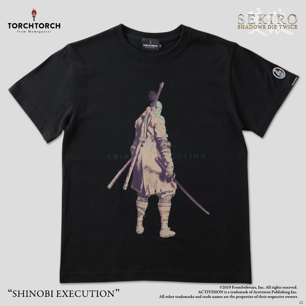 「SEKIRO: SHADOWS DIE TWICE」と「TORCH TORCH」のコラボTシャツ第二弾が登場！の画像4