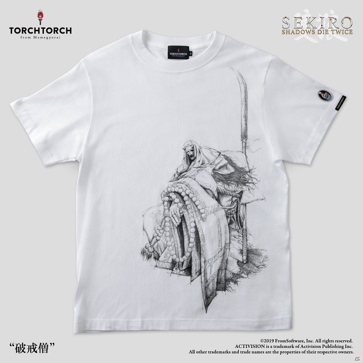 「SEKIRO: SHADOWS DIE TWICE」と「TORCH TORCH」のコラボTシャツ第二弾が登場！の画像6