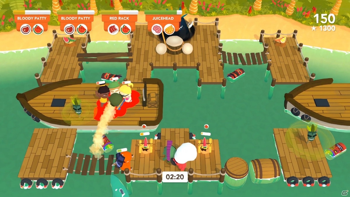 観光客を追って狩って料理して…アクション満載のパーティーゲーム「カンニバルクッキング」が配信！の画像6
