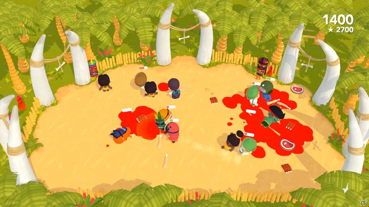 観光客を追って狩って料理して…アクション満載のパーティーゲーム「カンニバルクッキング」が配信！の画像7