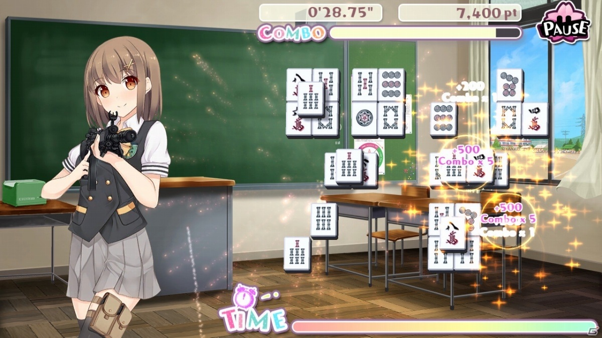 「りっく☆じあ～す 麻雀ソリティア」がSteamで配信開始！1週間限定のリリースセールも実施の画像6