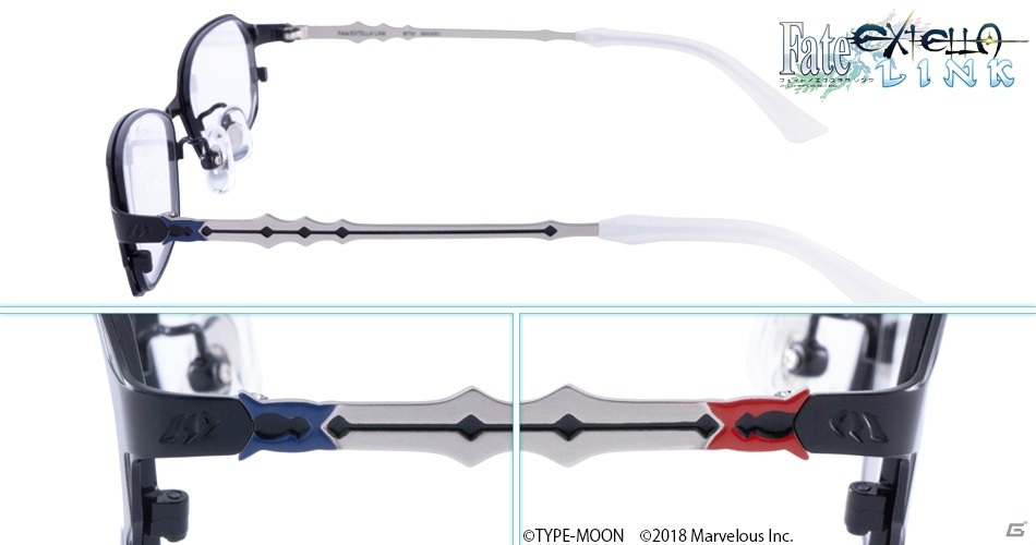 「Fate/EXTELLA LINK」コラボ眼鏡が5月23日に発売！シャルルマーニュとアストルフォのモデルが登場の画像4